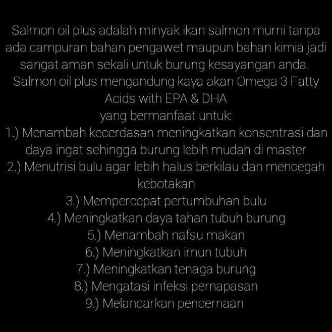 Terlaris Vitamin Minyak Ikan Salmon Vitamin Otak Salmon Oil Plus