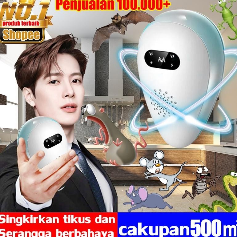 TERLARIS Tikus Itu Mati 1000 Meter Jauhnya Pengusir Nyamuk Pengusir Tikus Ultrasonik Alat Pengusir S