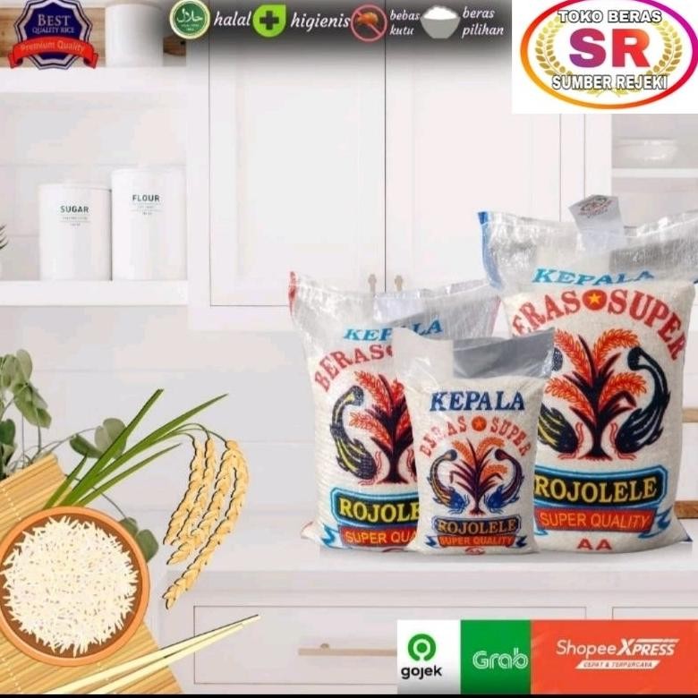 

Beras ROJOLELE SUPER Quality , 5 kg, 10 kg, 20 kg, 25 kg ( KARGO)