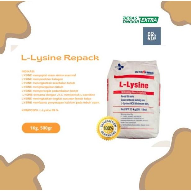 

Terlaris Lysine 1 Kg Suplemen Vitamin Kucing Anjing Udang Ikan Sapi Dan Ayam
