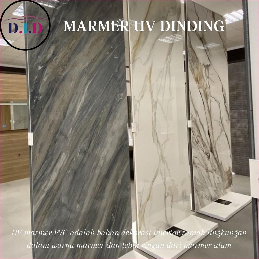 MARMER UV DINDING PANEL PVC UV MARMER GLOSSY MARMER DEKORASI DINDING MARBLE HIGH QUALITY