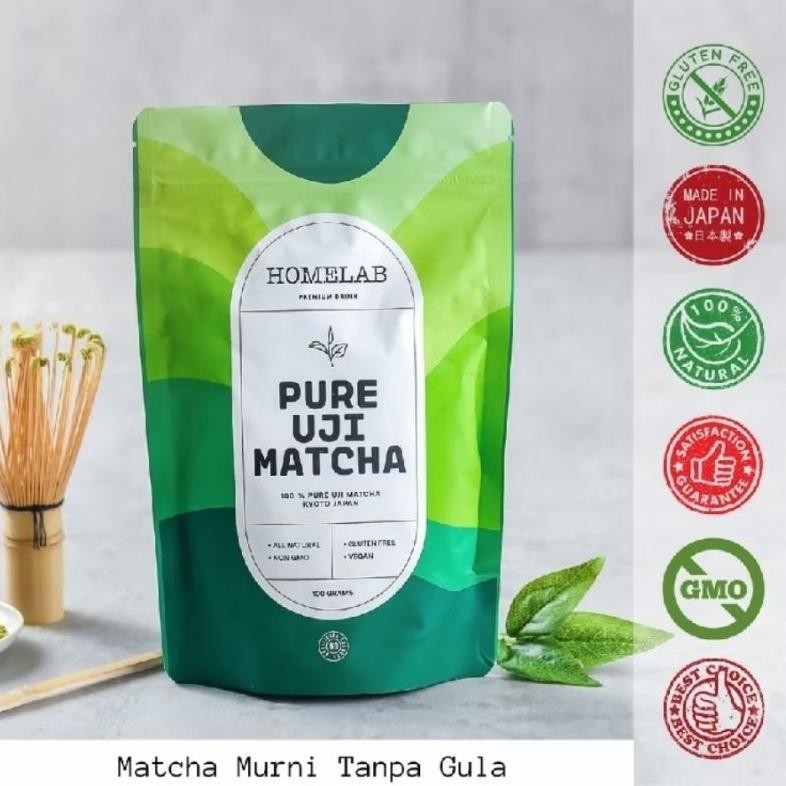 

Homelab | 100% Pure Uji Matcha Japan | Bubuk Matcha Premium Grade