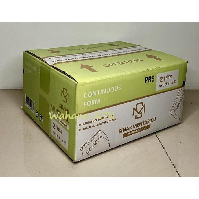 

TERMURAH - Continuous form Sinar mentari 9,5 x 11: 2 rangkap 2