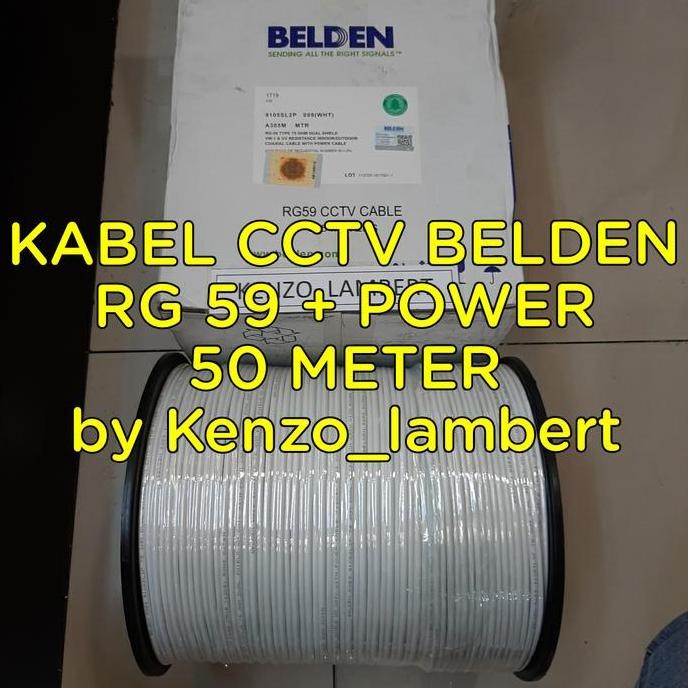 Kabel CCTV RG59 BELDEN 50meter / belden cctv / rg 59