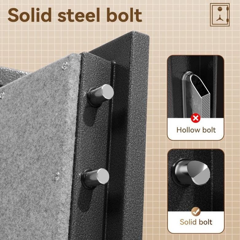 

Uk-68 Ok75 Brankas Digital Deli Et-601 Handle Lock Premium & Fireproof / Safe Deposit Box Et601 Termurah