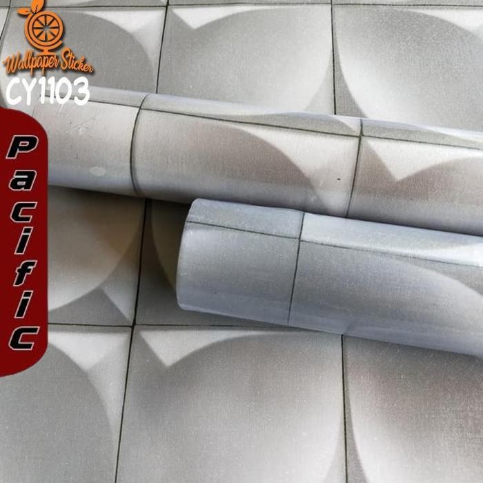 Promo Dtg Wallpaper Dinding Stiker Motif Minimalis Abu 45 X 8Meter Wallstiker Ruang Tamu Cy1103