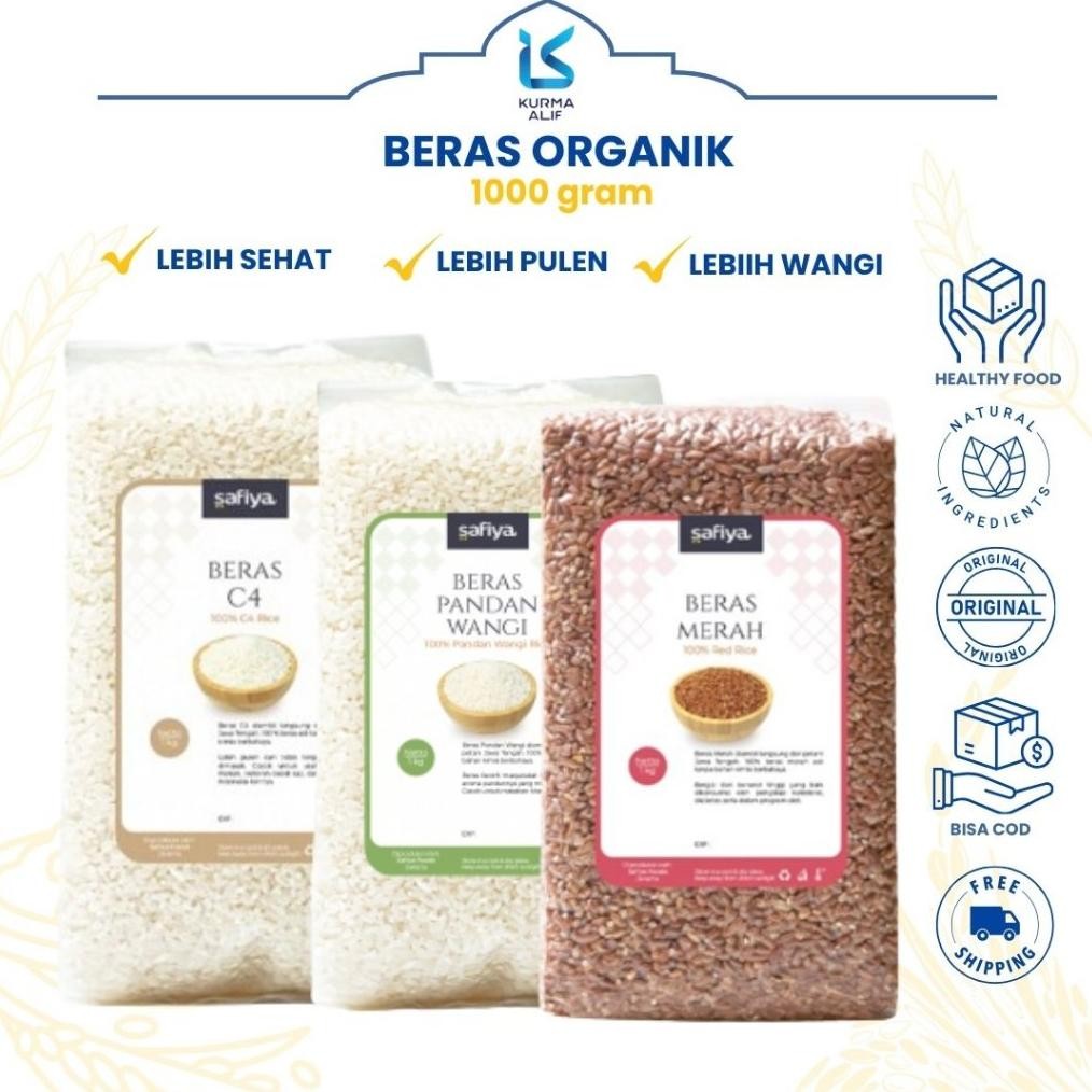 

Beras Merah Organik 1 Kg Beras Organik Pandan Wangi Beras Pulen