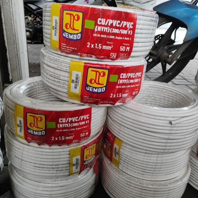 KABEL 2X1,5 NYM 50 METER JEMBO