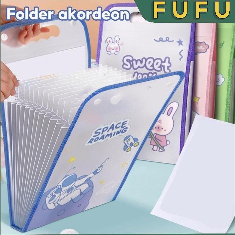 

TERMURAH FUFU File Organizer / Penyimpanan Berkas / Folder Portable / Tempat Kertas Ujian Siap kirim
