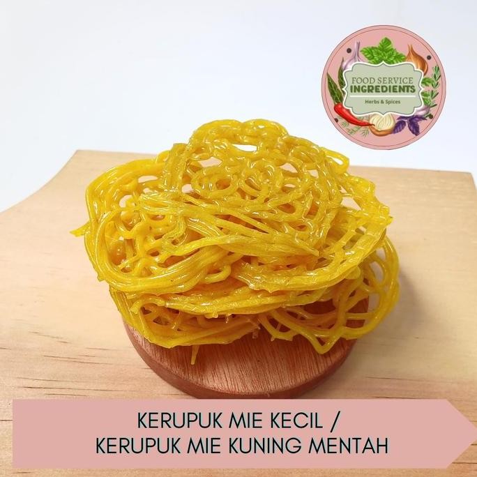] Kerupuk mie kecil 1kg / kerupuk mie kuning mentah