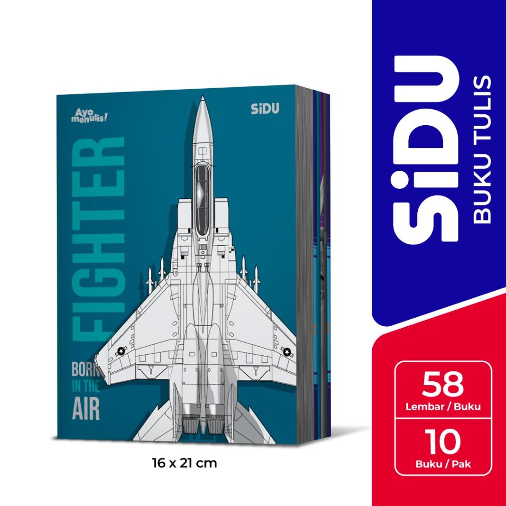 

READY STOCK [BMS Bekasi] SiDU Buku Tulis 58 Lembar