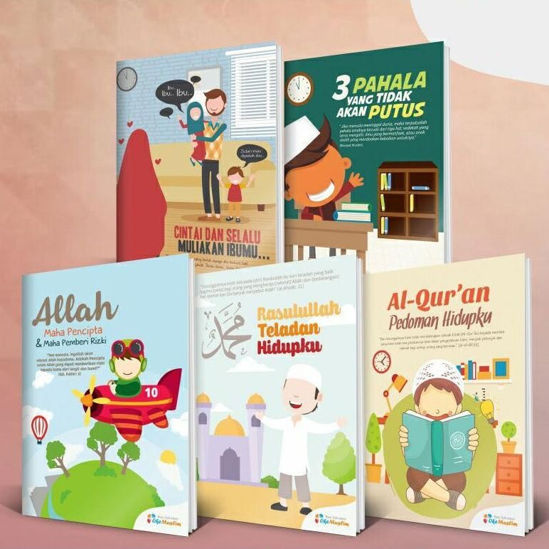 

READY STOCK Buku Tulis Islami 1 Pack Isi 10 Oke Muslim