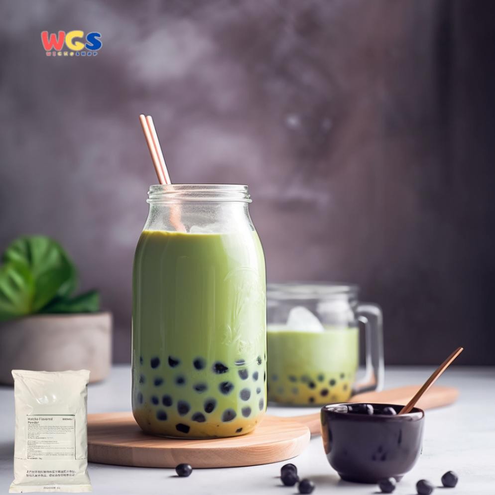 

Boduo Premium Matcha Flavored Powder 1Kg Boba - Bubble Tea - Halal Dan Bpom (Baru)
