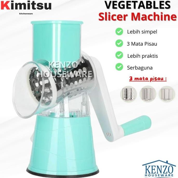 Promo | Alat Mesin Parutan Tangan Multifungsi Parut Wortel Sayur Buah Alat Parut Serbaguna