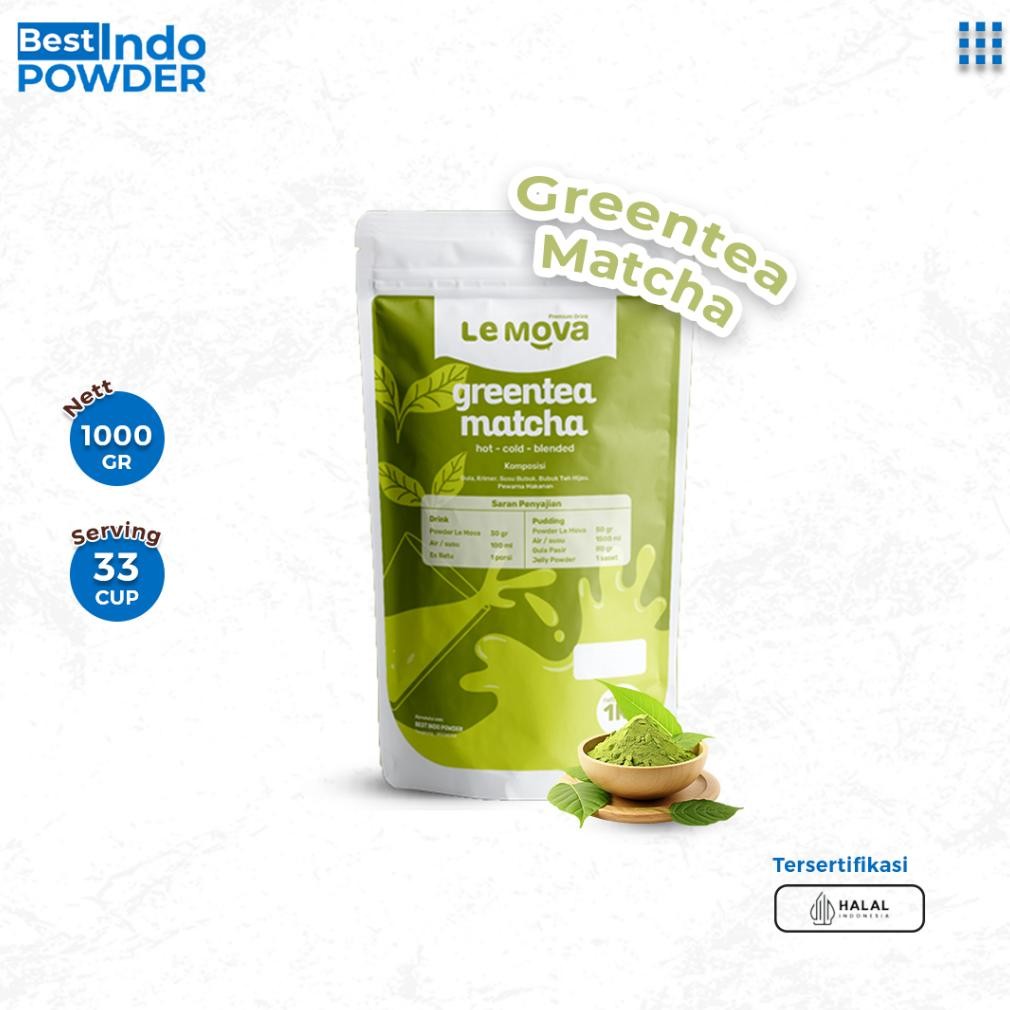 

Bubuk Greentea Lemova 1Kg / Powder Greentea / Bubuk Matcha 1Kg (Baru)