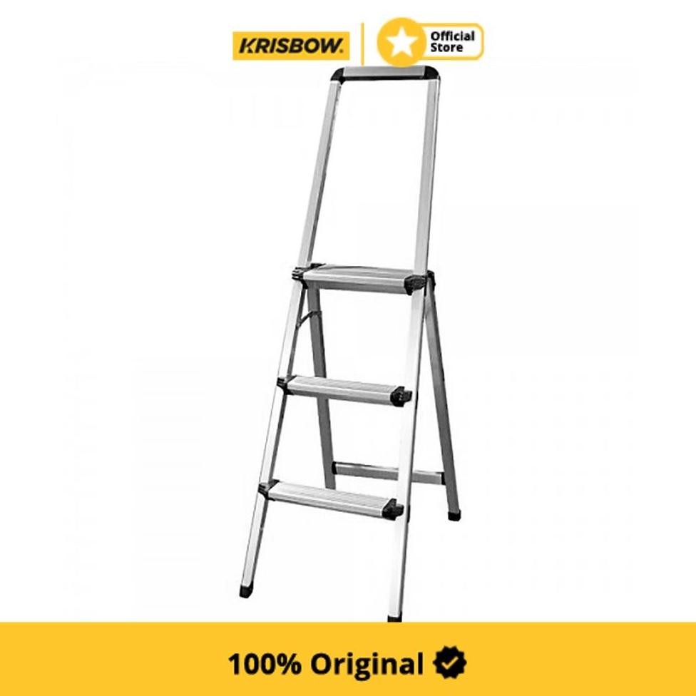 Krisbow Ladder Step Tangga Lipat Aluminium 3 Step