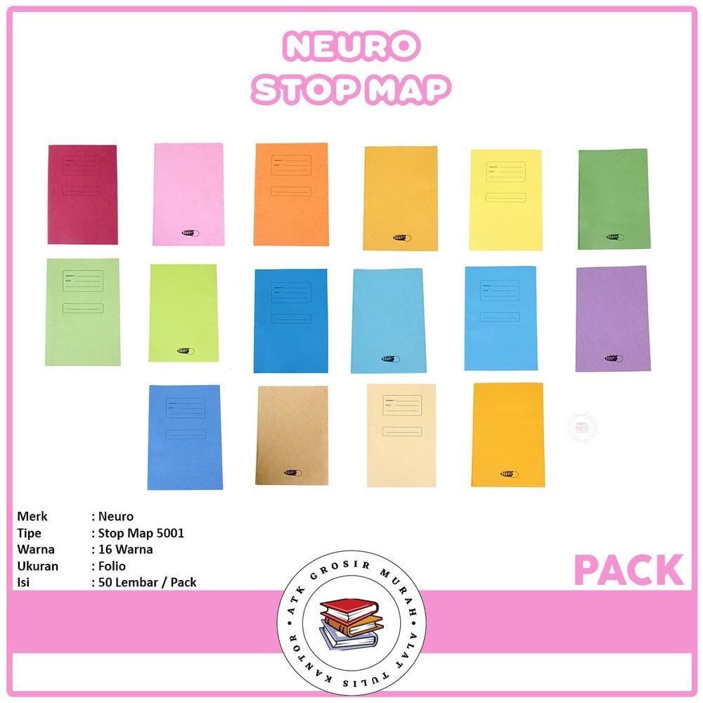 

READY STOK NEURO - Stopmap 5001 Snel - Map Kertas Berwarna - Pack Siap kirim