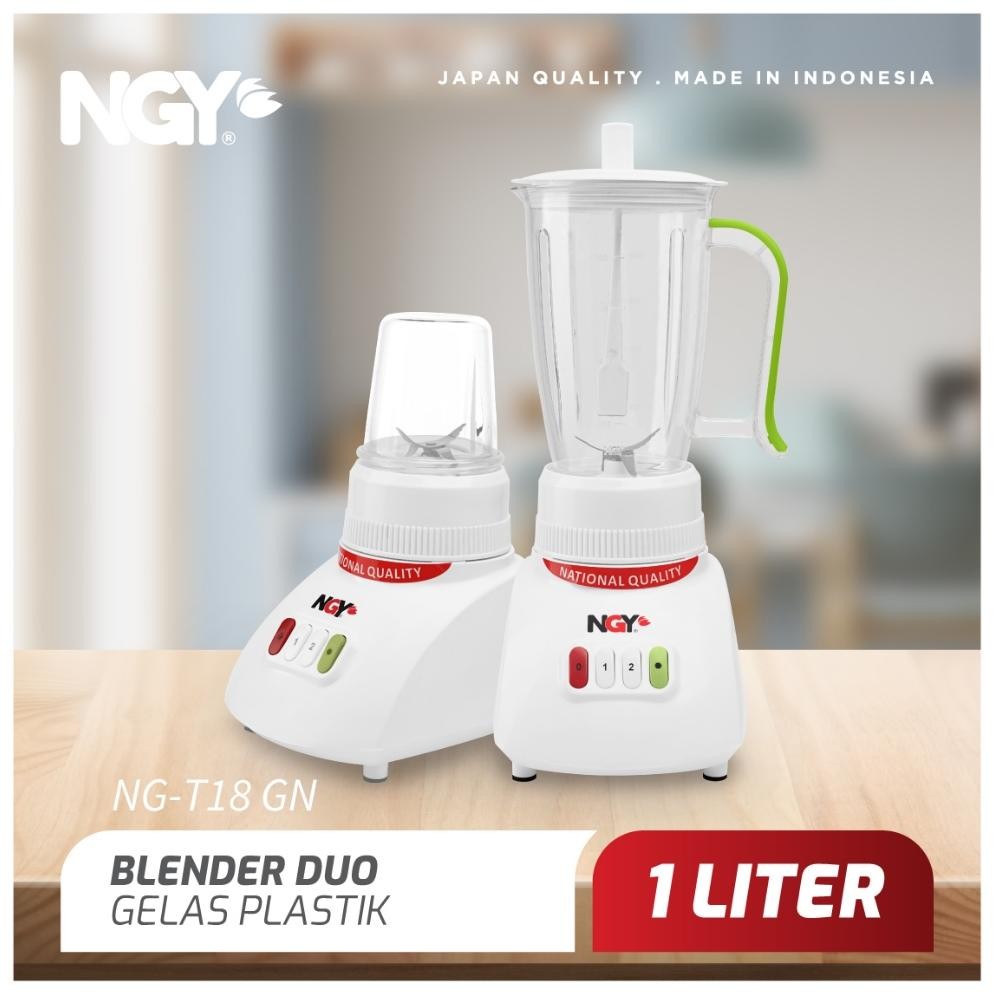 NGY Blender Duo 2in1 / Buah dan Bumbu | NGY-T18GN