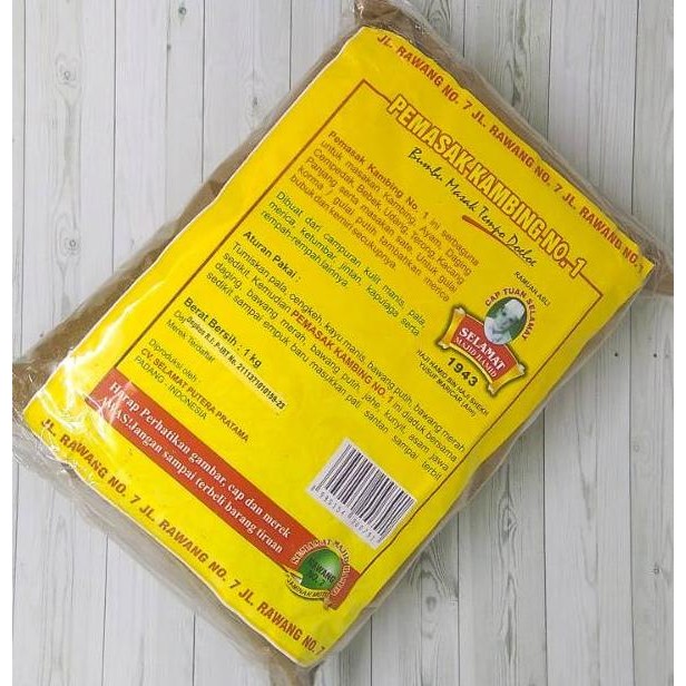 

Bumbu Pemasak Kambing Masakan Padang 1000 Gr