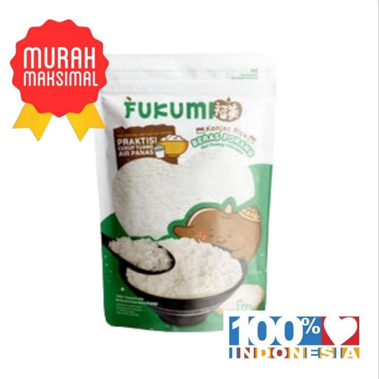 

Fukumi Beras Porang Pouch 1KG Diabtx n Diet Friendly