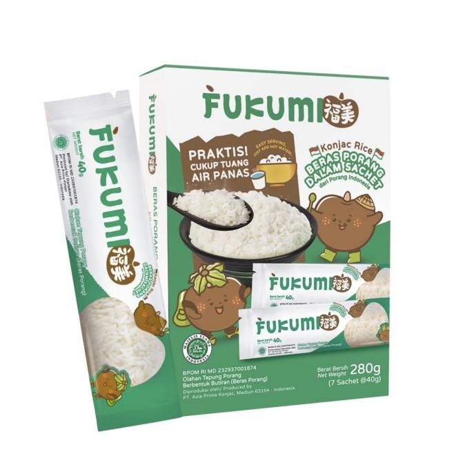 

Fukumi Beras Porang Konjac Rice Sachet Low Carb