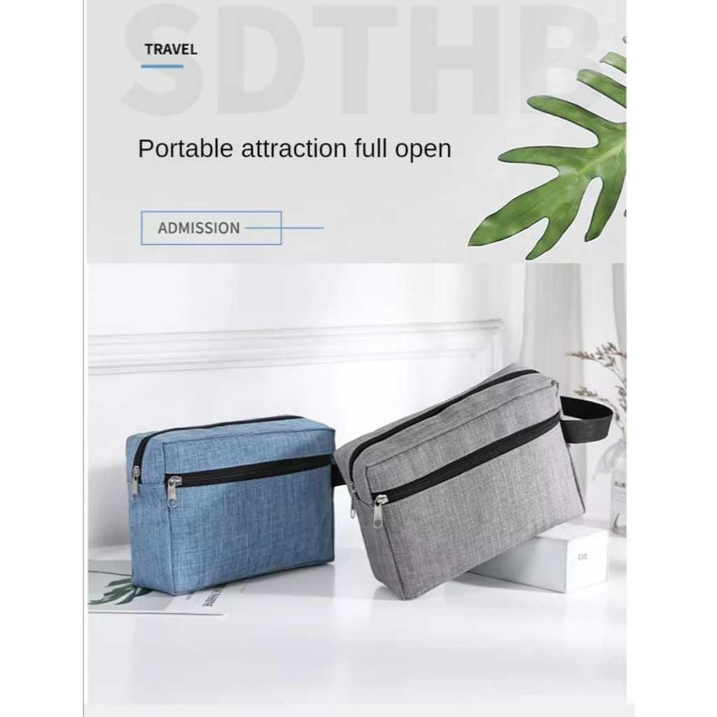 Langford Tas Kosmetik Portable / Tas Peralatan Mandi / Pouch Organizer Tas Travel