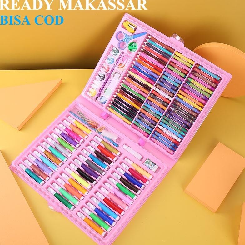 

ART SET 150 PENSIL WARNA CRAYON / KRAYON SET / PERALATAN MELUKIS / PENSIL WARNA SET / PENSIL WARNA
