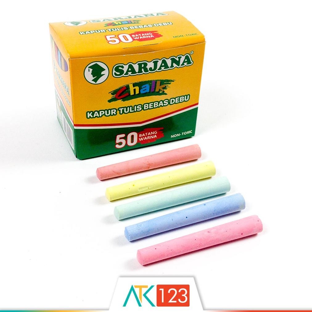 

Free Ongkir Kapur Tulis Warna Sarjana Cii 505 Isi 50 Batang Harga Terjangkau