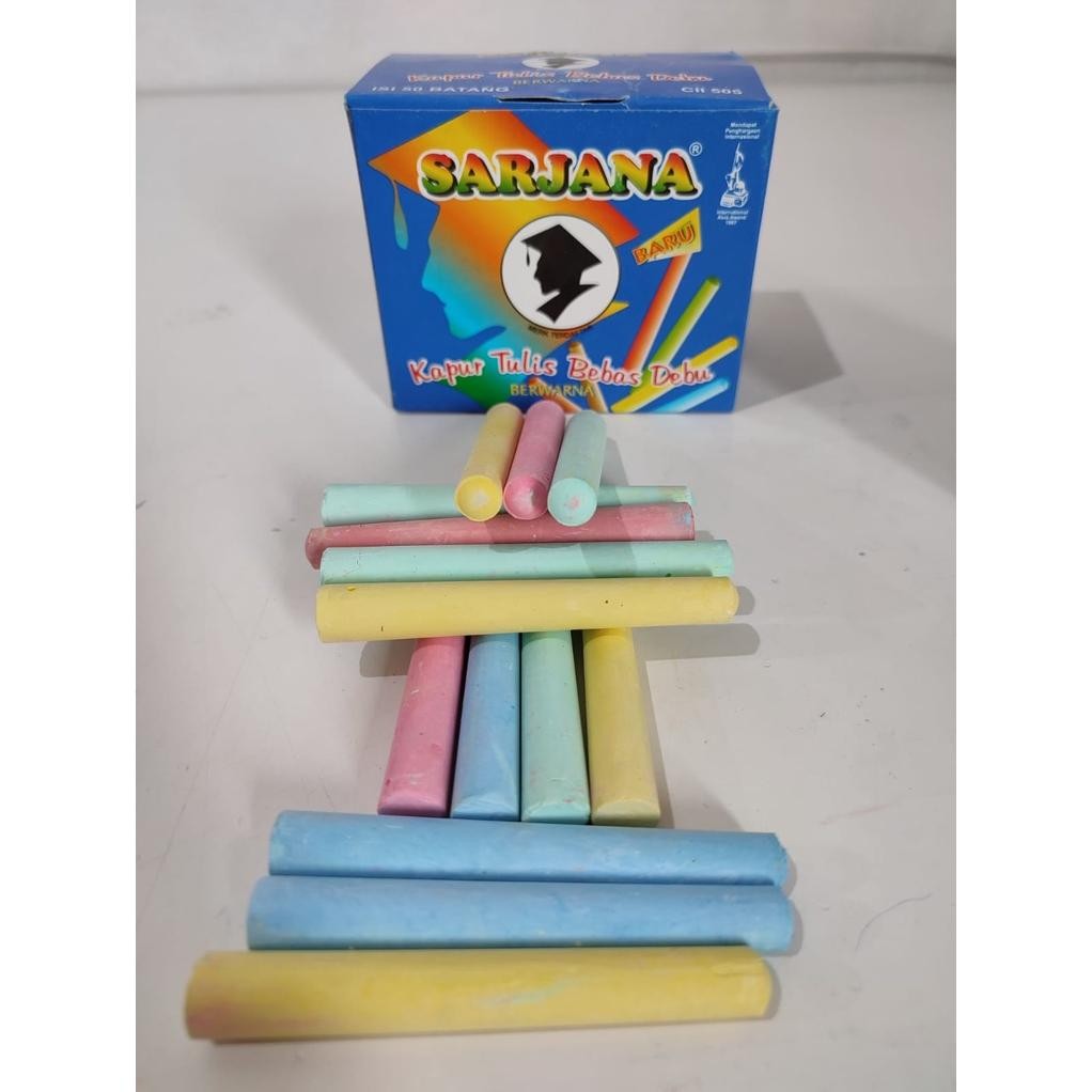 

Cod Kapur Tulis Sarjana Berwarna Isi 50 Batang Nov0066