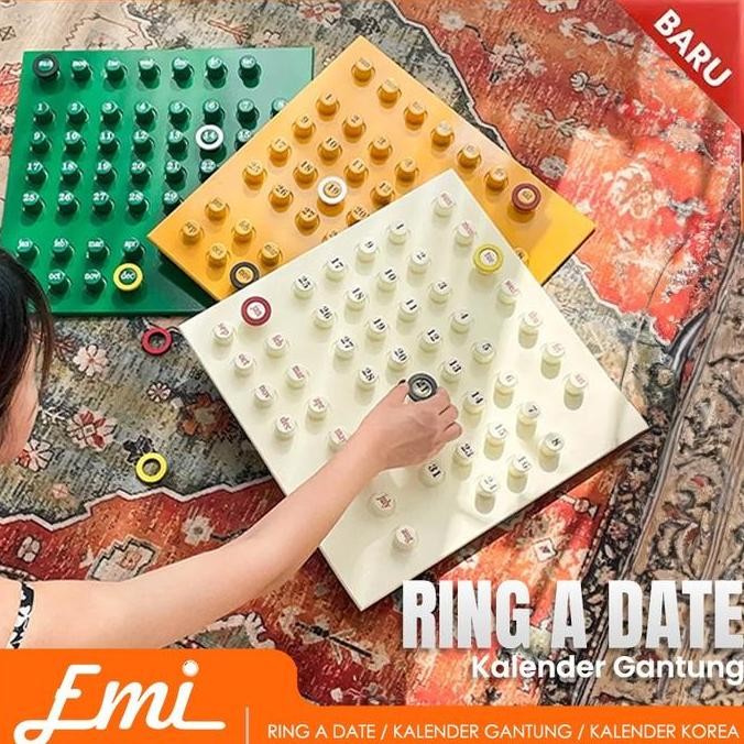 

MURAH Kalender DIY Kawaii Kalender Gantung Dinding Kalender Lucu Calendar Aesthetic Plastik Calender Ring Color Wall Decoration Dekorasi Rumah