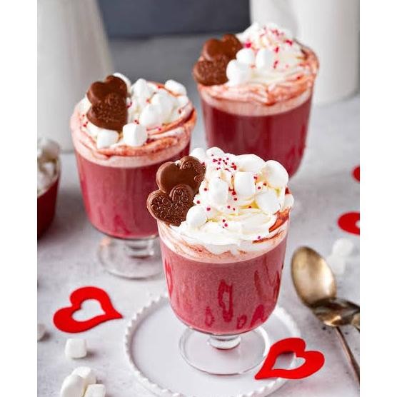 

Bubu Numan Red Veet Powder Drin Golden Quality Lhae Bubble Moothie Cae