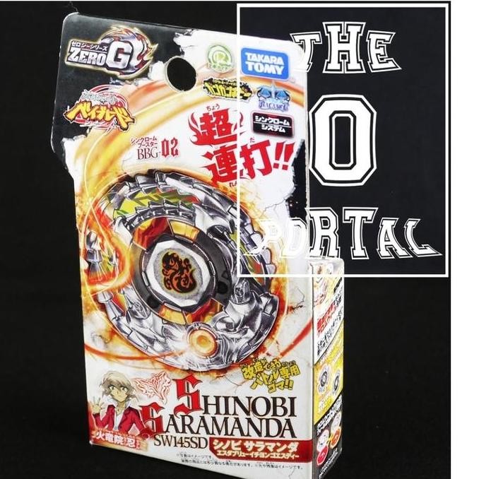 Terlaris BEYBLADE ZERO G ORIGINAL TAKARA TOMY ZERO G SHINOBI SARAMANDA GASING SALE