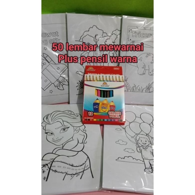 

Momen Spesial 50 Lembar Mewarnai Plus Pensil Warna/Crayon/Spidol