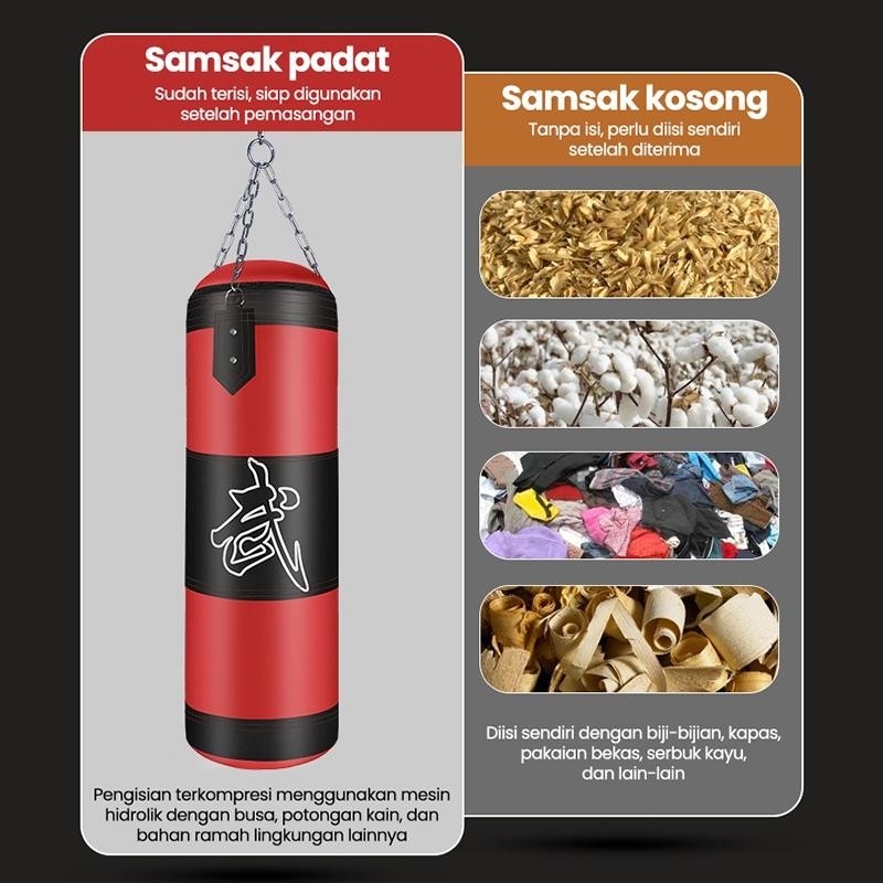 Sarung Samsak Tinju  Thai Boxing Punching Karate Bela Diri Sandbag/Sarung Samsak Tinju  Karate Mma B
