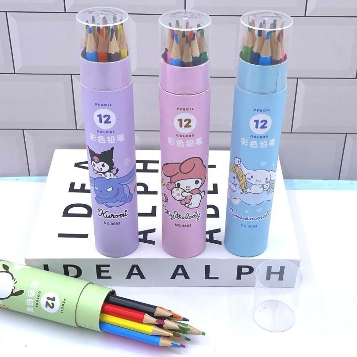 

Bisa Diandalkan (12/24Warna) Pensil Warna Tabung / Pencil Warna Color Tube 12/24 Warna