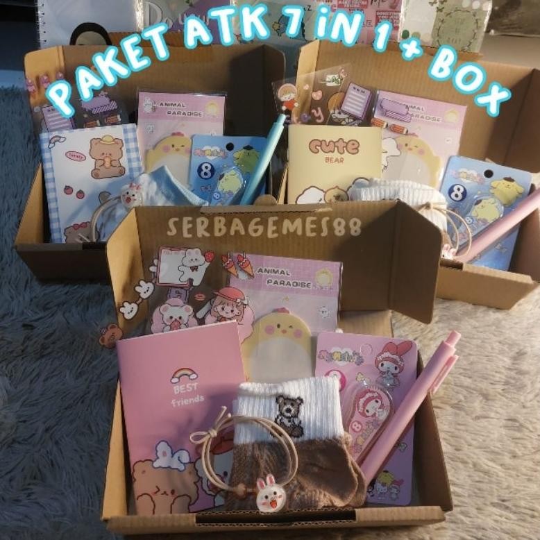 

Luar Biasa Serbagemes88 - Set Alat Tulis 7 In 1 Lengkap / Hampers Kado Gift Lebaran / Stationery Set Hadiah Lucu Wisuda / Kado Ulang Tahun Cewek / Hampers Murah / Gift Box Lucu / Stationery Set Aesthetic / Paket Alat Tulis / Peralatan Sekolah / Kado Unik