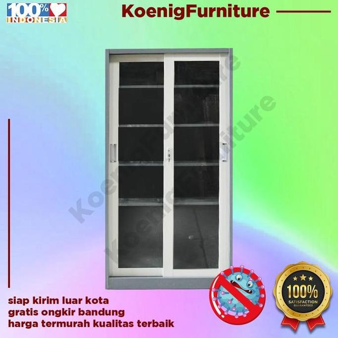 

JUAL Lemari Arsip Besi Sliding Kaca AA 19 SL / Lemari Besi / Lemari Arsip
