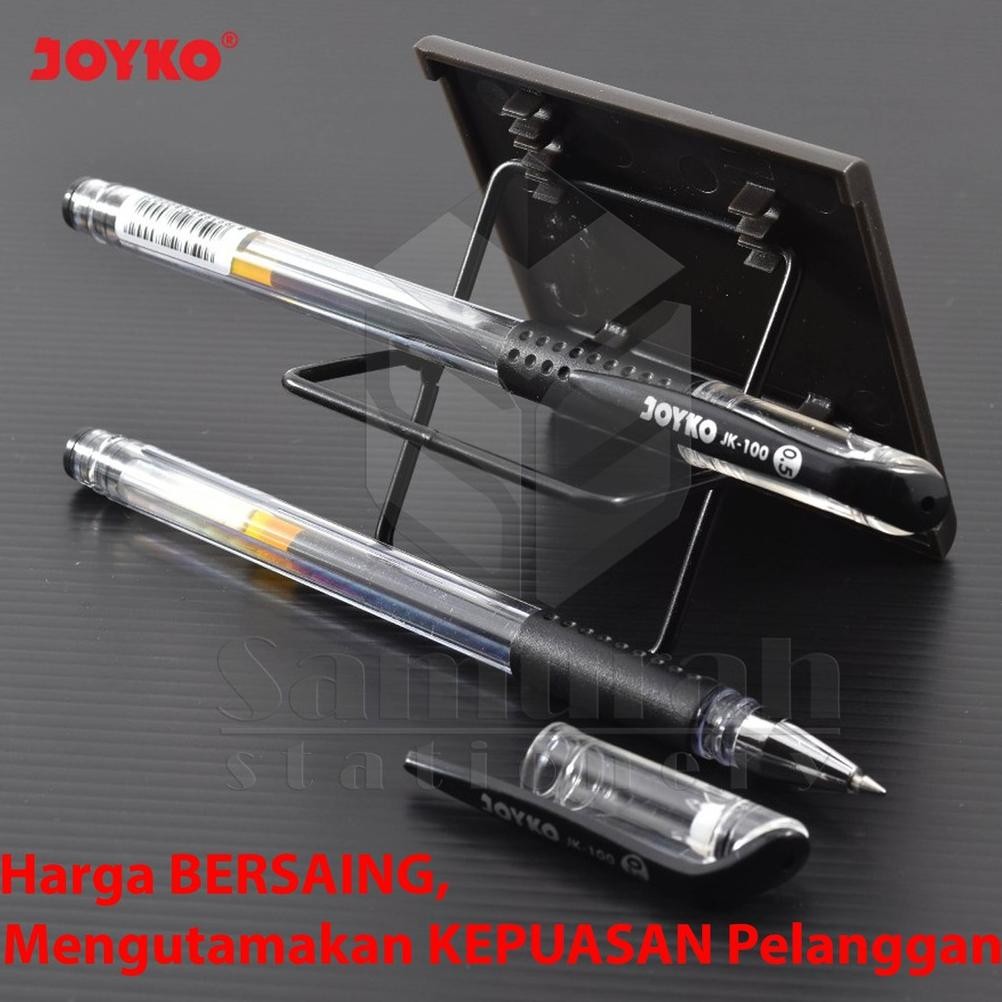 

Berkualitas Gel Pen Joyko Jk 100 (Runcing) / Jk 100 Nt(Jarum) Pulpen Gelpen Jk-100 0.5 Mm / Bolpen Pengel Jk100