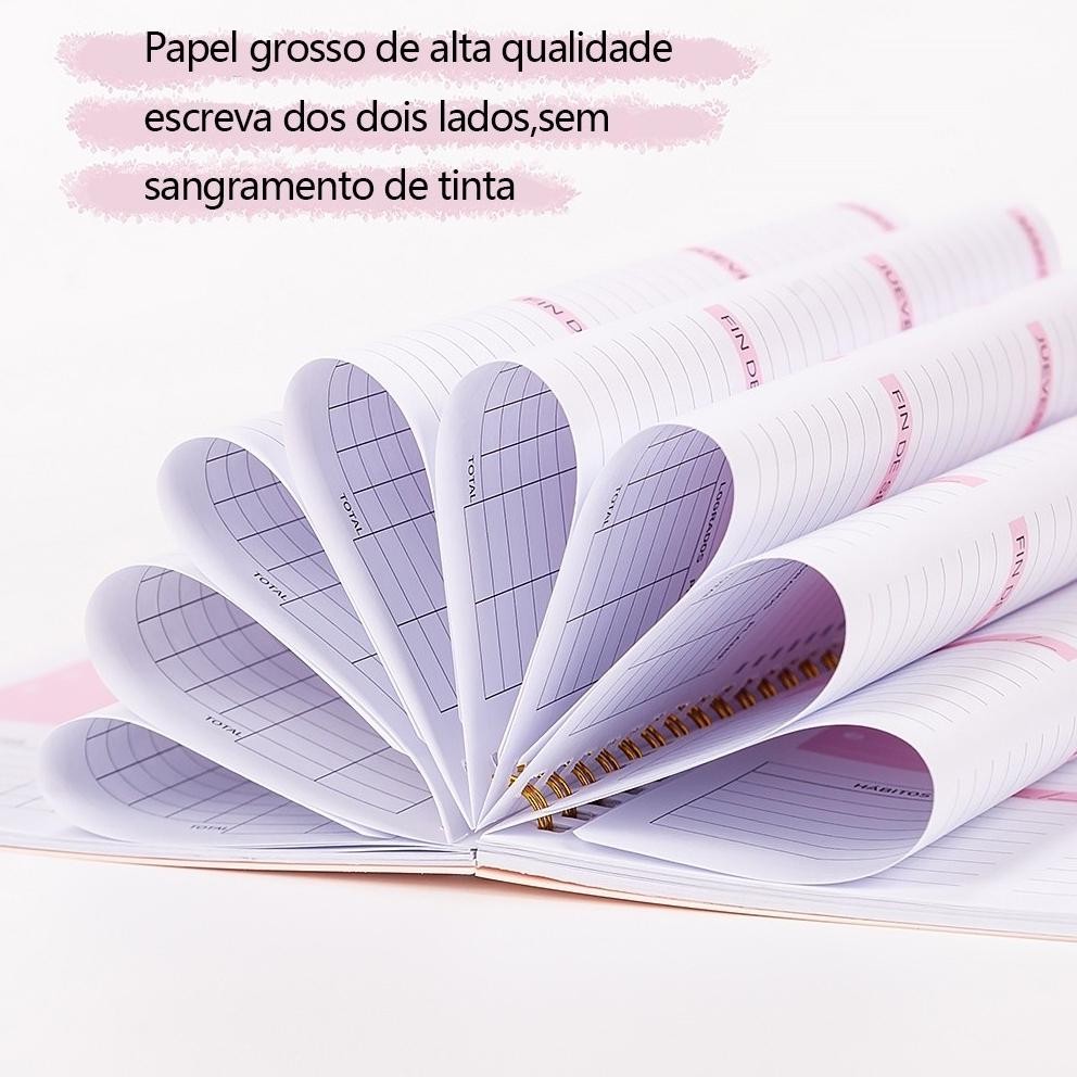 

Terlaris [Dotding] 2025 Agenda Perencana Mingguan A5 Notebook Planner Pouch 52 Weeks Planner Jadwal Alat Tulis Perlengkapan Kantor Sekolah Alat Tulis Q046
