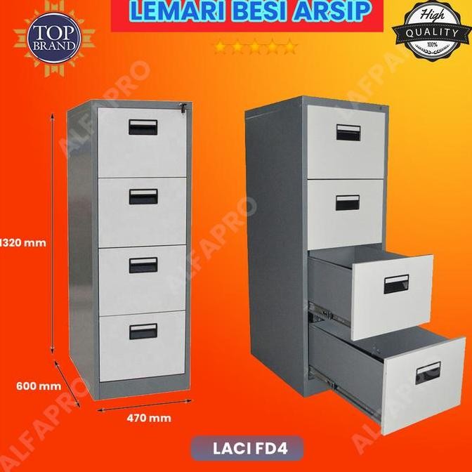 

PROMO Filling Cabinet 4 Laci Filling Cabinet Besi 4 Susun Lemari Cabinet