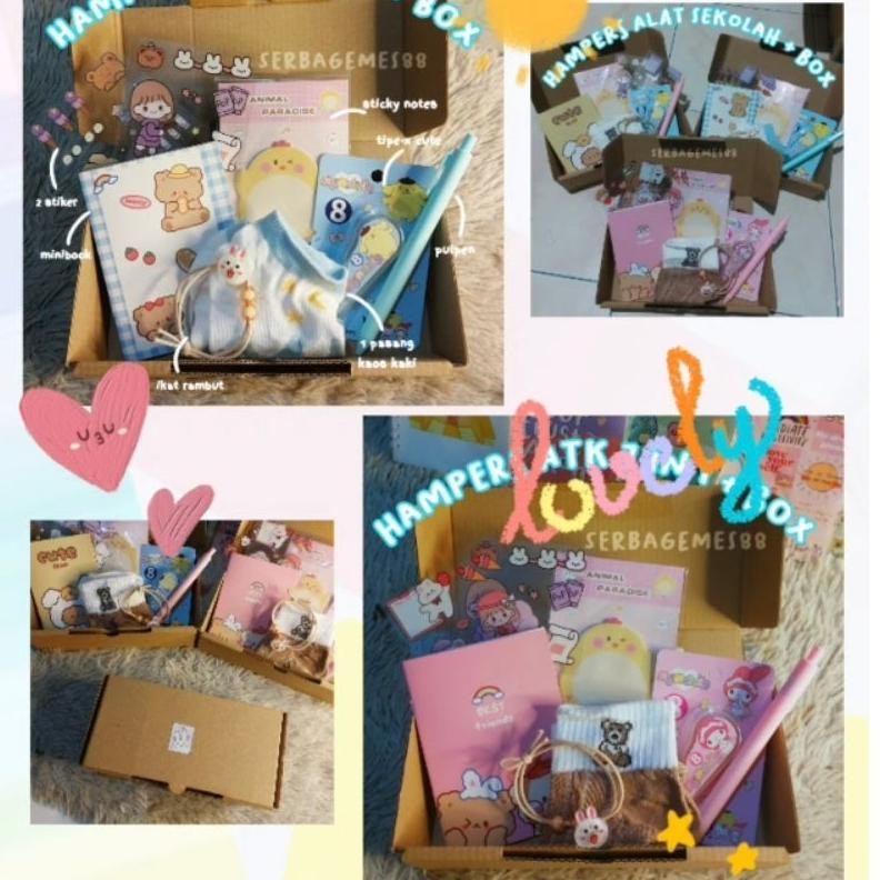

Free Ongkir Serbagemes88 - Set Alat Tulis 7 In 1 Lengkap / Hampers Kado Gift Lebaran / Stationery Set Hadiah Lucu Wisuda / Kado Ulang Tahun Cewek / Hampers Murah / Gift Box Lucu / Stationery Set Aesthetic / Paket Alat Tulis / Peralatan Sekolah / Kado Unik