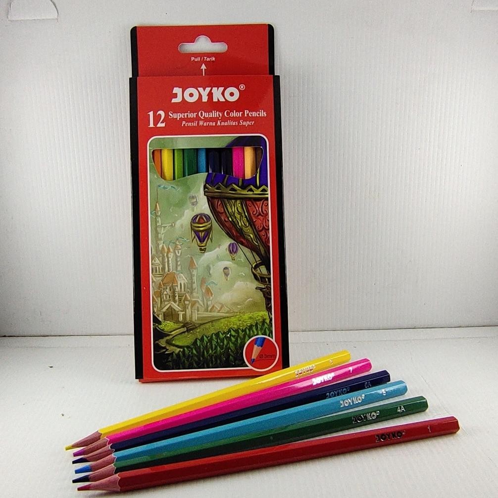 

Tangguh Pensil Warna 12 Warna Panjang Joyko