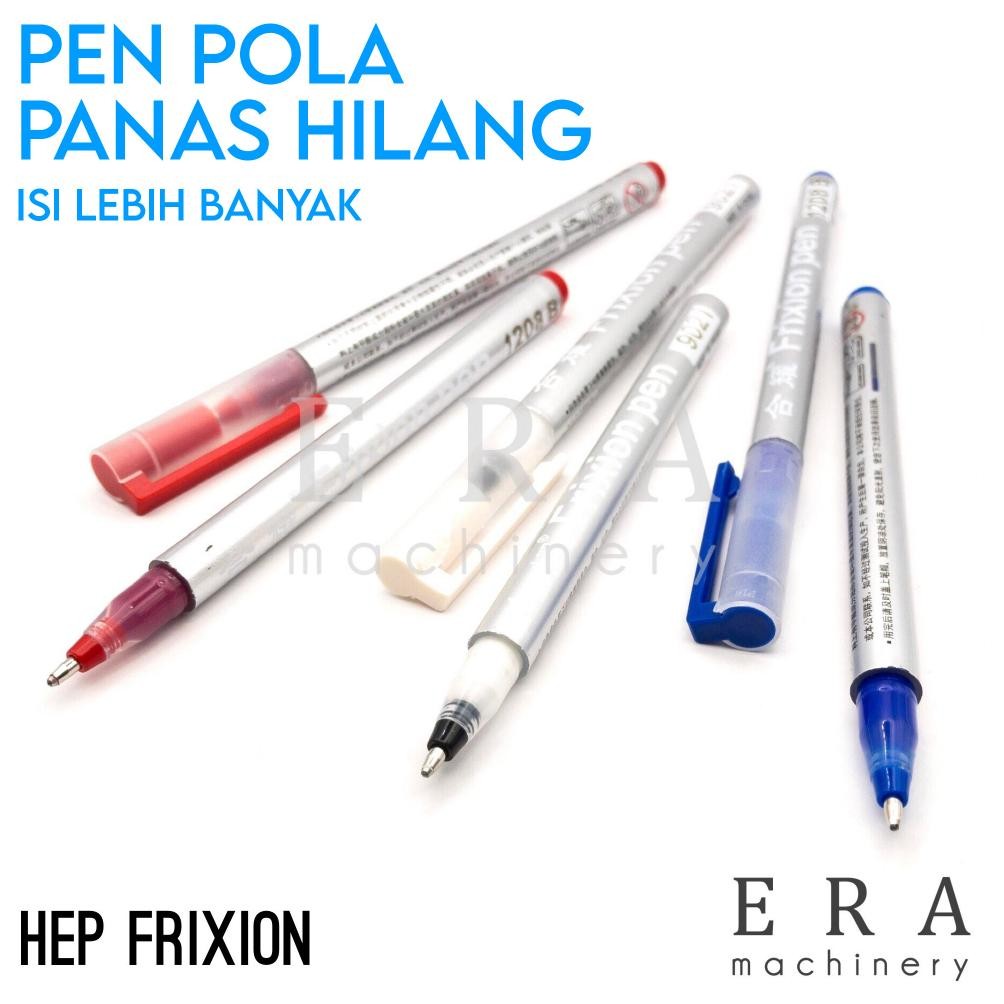 

Terlaris Pen Pola Penanda Bahan Kena Panas Hilang Heat Erasable Pen Hep Frixion Setrika Pola Jahit Pulpen Spidol Marker Kain Tekstil Kertas Kulit Aman Terbaik