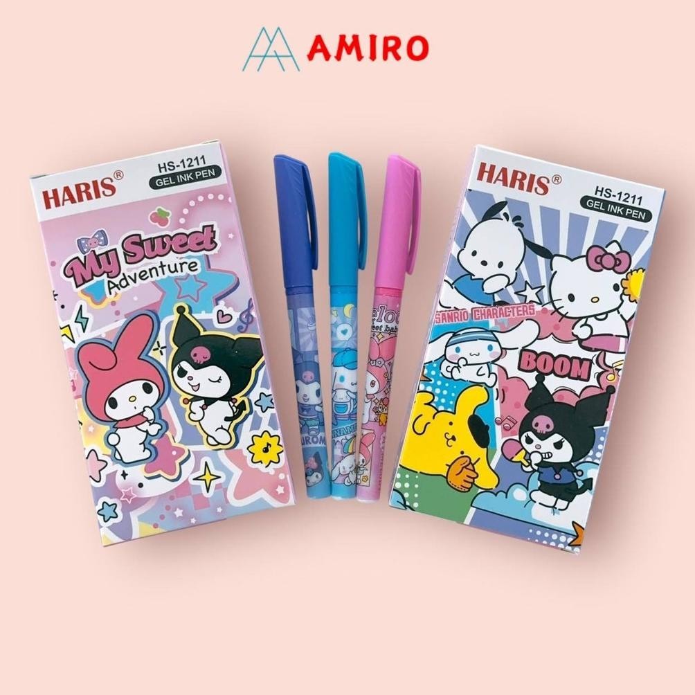 

Bermutu (12Pcs) Pulpen Ipen Youmei / Bolpen Pen Apel / Gel Pen Apple Youmei Karakter Lucu