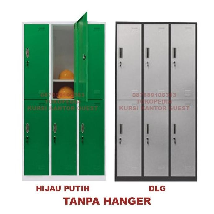 

TERMURAH Locker / Loker 6 Pintu Besi kantor sekolah mess olahraga