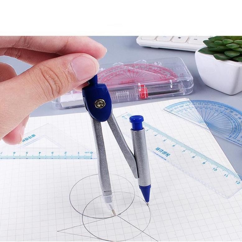 

Premium Terbaik Set Kompas/Set Matematika//Set Penggaris/Set Kompas Sekolah