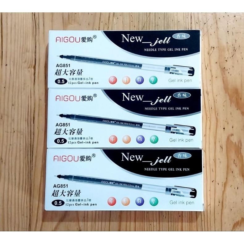 

Keuntungan Bolpen Aigou New Gell Xui Zua Ada Gambar Aple 0.4 Mm / Isi 12 Pcs