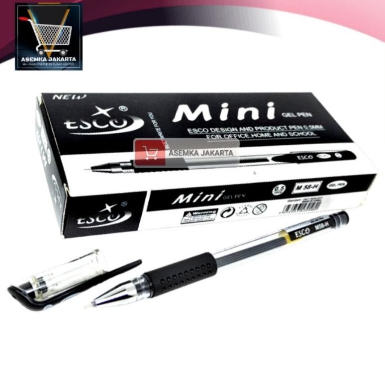 

Kenyamanan [Aj] Bolpen Pulpen Mini Esco Mini Gel Grosir 12Pcs