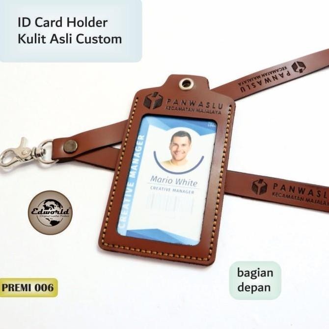

MURAH Case ID Card Holder Kulit Asli Custom