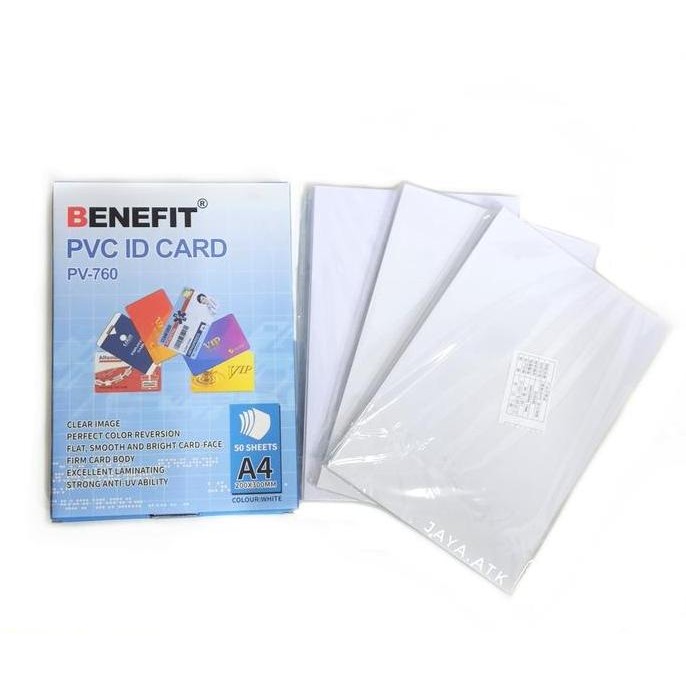 

TERMURAH KERTAS PVC ID CARD A4 CETAK KARTU NAMA NAME TAG ISI 50 SET 20 X 30CM